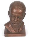 (ART.) HARDISON, INGE. Giants in History. Six anodized plaster busts of noted African Americans: Benjamin Banneker, Charles Richard D